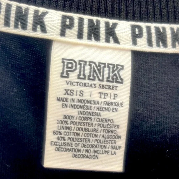 Victoria's Secret PINK Rose Gold Bomber Jacket Size Small - Picture 7 of 7